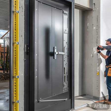 选好材质,安装牢固,保障家门安