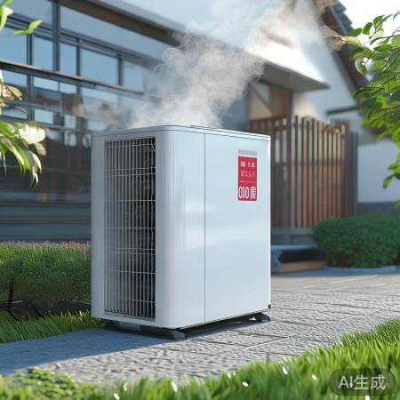 美的空气能热泵，节能高效，家庭