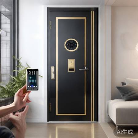 科技门守护家，智能生活新选择。