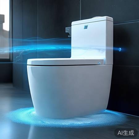 空气冲洗节水环保马桶