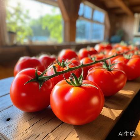 西红柿蒂部朝上保鲜法。