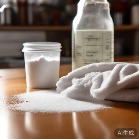小苏打白醋清洁黑点，轻松便捷。