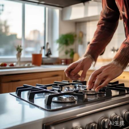燃气灶开关调整，学问安全两不误