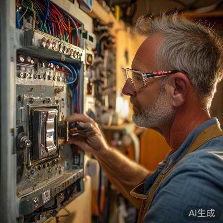 换新开关,专业电工辅助。