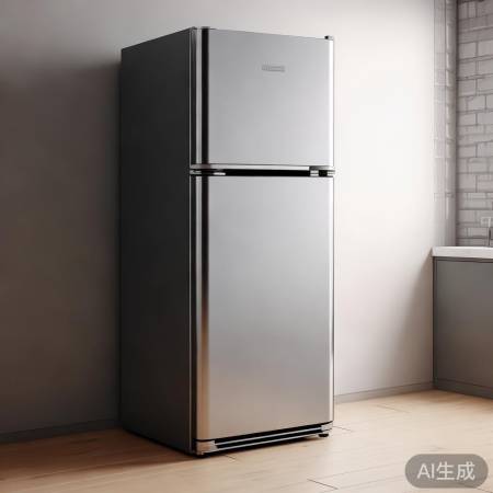 时尚银色冰箱,厨房颜值担当