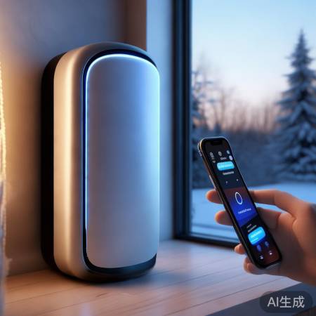 智能家居壁挂炉，手机APP远程