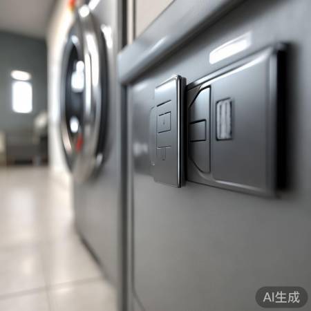 洗衣机操作前,先关电源保安全。