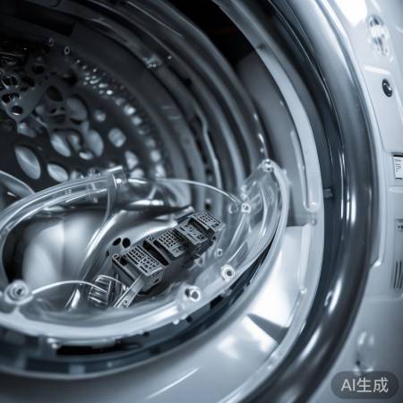 洗衣机内部找脱岗闸线