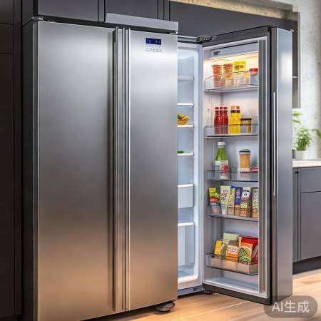 冷藏室灵活调温，夜间照明，门抽