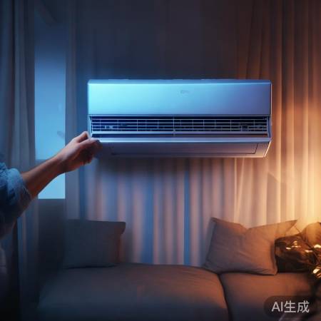 空调向上吹,房间速降温