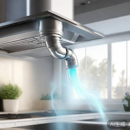 抽油烟管道:连接风机,防油烟倒