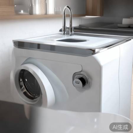 洗衣机洗手盘,简约现代风