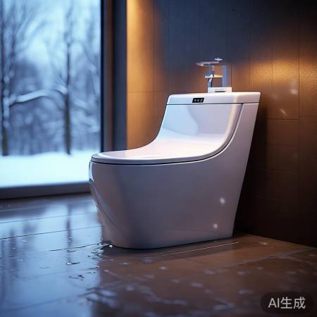智能马桶,四季水温自调。
