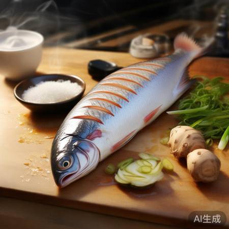 鱼处理技巧:划口腌制入味