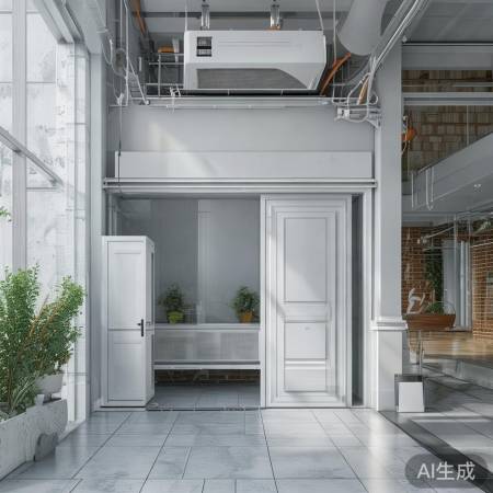 中央空调安装三维图，装修设计新