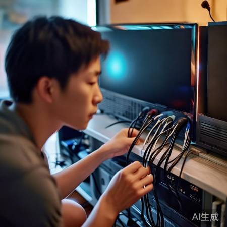 检查电视新机连接线,确保信号传