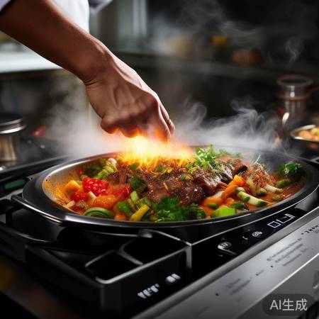 亿田集成灶，一键爆炒，速成佳肴