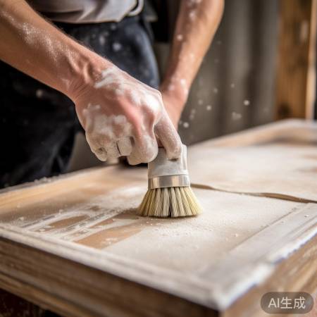 门框清洁,保障灌浆粘结。