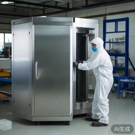 拆卸消毒柜:卸门板,卸支架