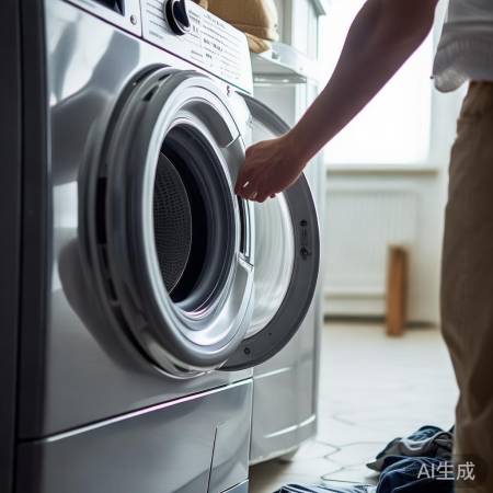 洗衣机使用注意:勿放尖锐、易燃