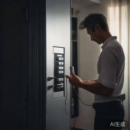 防盗门密码易改,操作前充好电