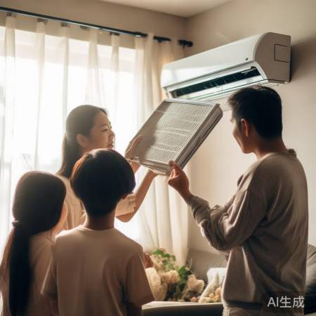 空调滤网清洁，空气更清新
