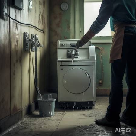 关电源水源，防湿防损洗衣安全