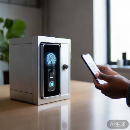 电子保险柜指纹密码设，安全便捷
