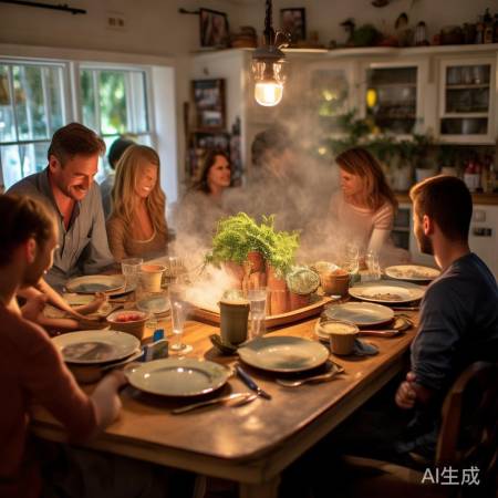 宽敞餐厅，聚餐乐无边。