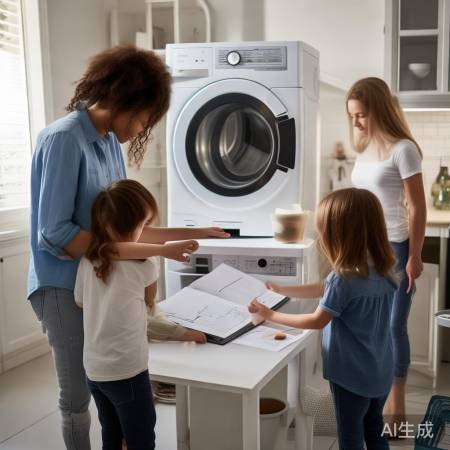 洗衣机操作遵说明，定期清洁保寿