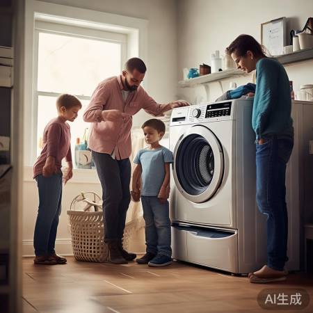 洗衣机四根线接线技巧。