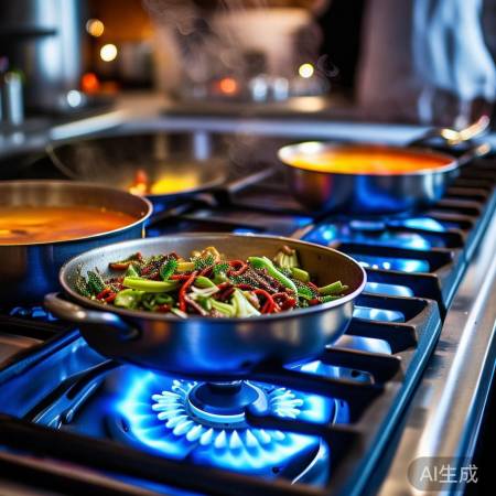 灵活选择燃烧器，烹饪更高效。