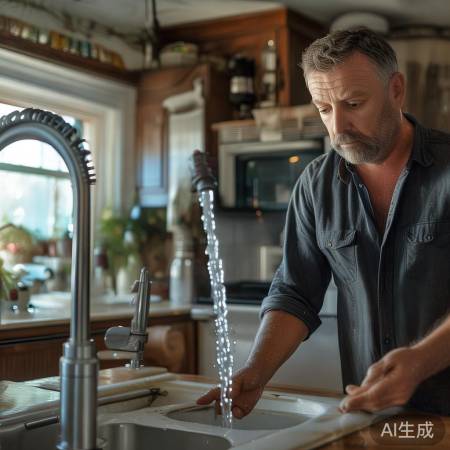 水压不足，调整水龙头或联系物业