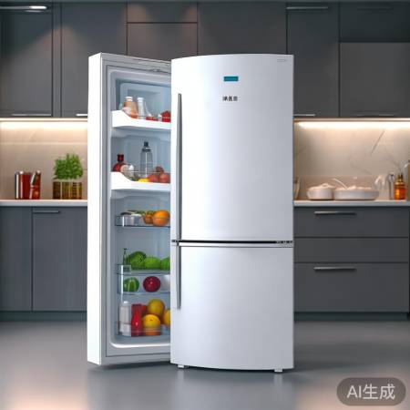 万宝228升三门冰箱,大容量高