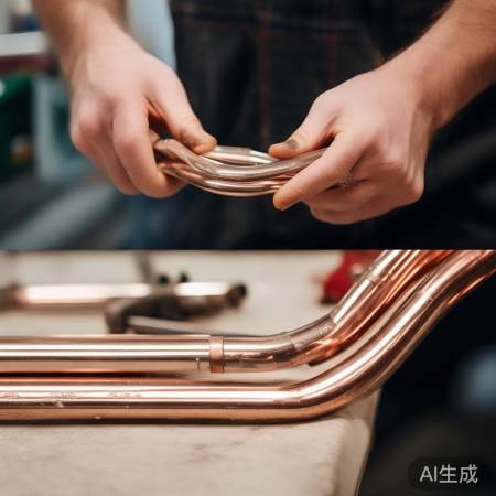 管子长短适宜，弯曲适中，确保壁