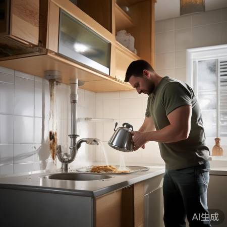 热水冲洗管道，消毒柜清洁妙招