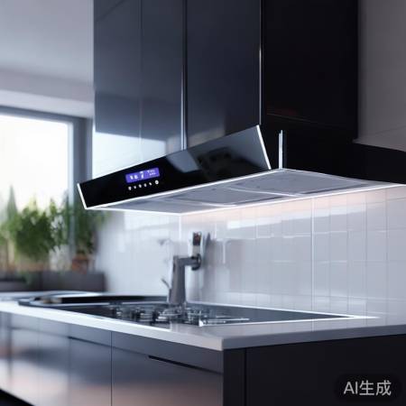 高端油烟机：双腔体+LED触控