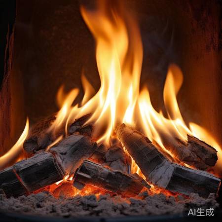 橙黄火焰警示：燃烧不足，氧气不