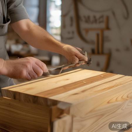 木材拼接，美观固定，线条装饰墙