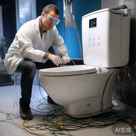 智能马桶电路连接，需专业电工。