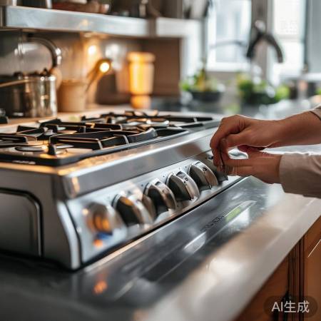 燃气灶安装细节：通风点火，关阀