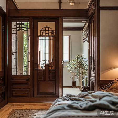 卧室门对防盗门，风水解析来啦！