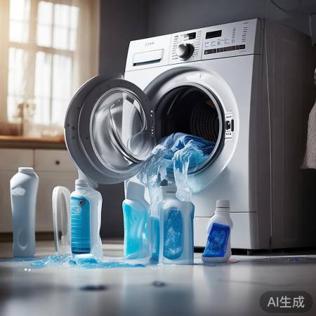 洗衣机洗不净：机损液误，双管齐