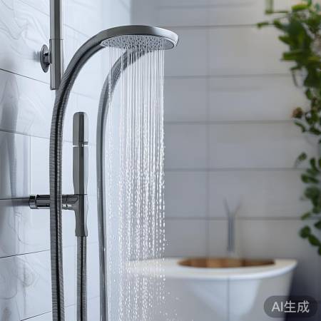 热水器花洒距适中，美观又方便