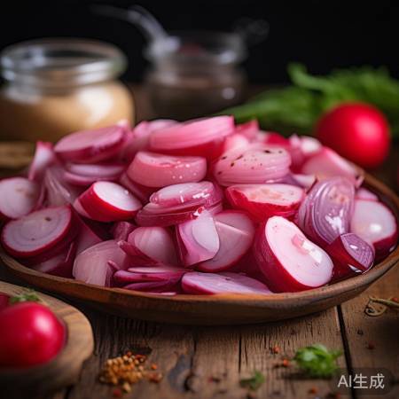 “腌萝卜洋葱易坏，保存需谨慎。