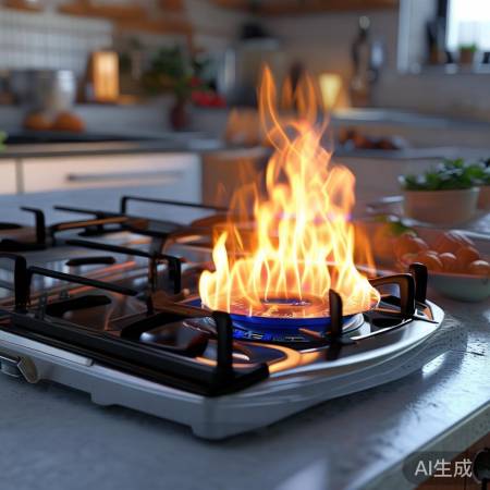 猛火灶烹饪高效节能，环保美食两