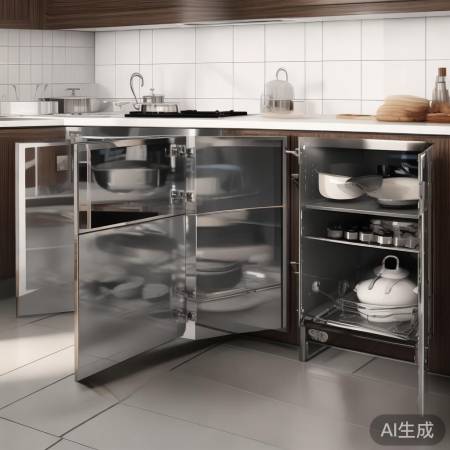 燃气灶下储物柜，厨房整齐新天地