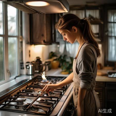 厨房安全：通风良好，关闭燃气阀