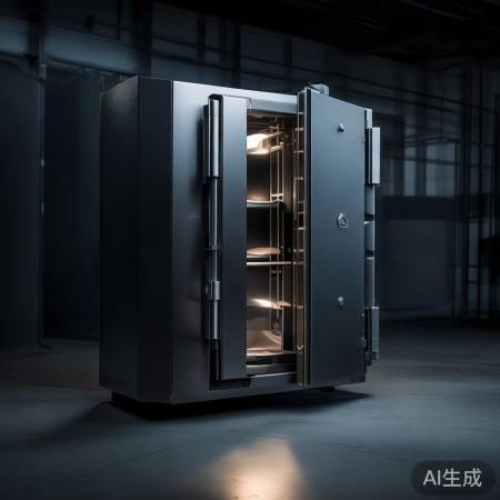 不锈钢保管柜，存小件金银首饰。