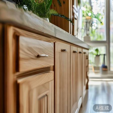 环保橱柜，实木颗粒板与E0板材